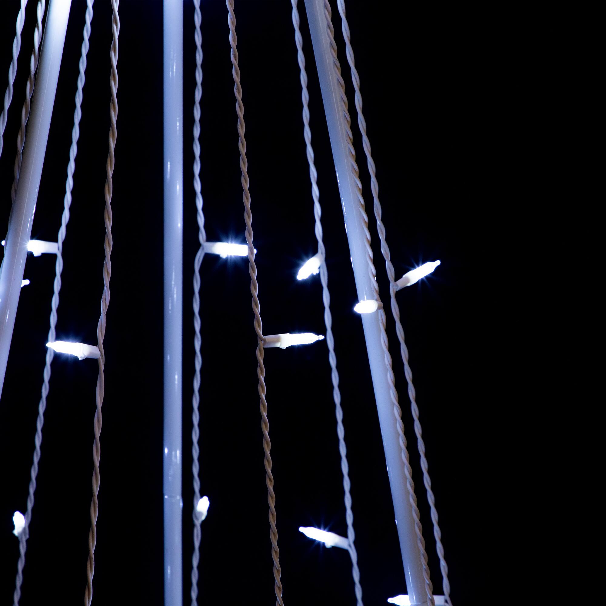 5ft. LED Lighted Cone Tree Christmas Decoration